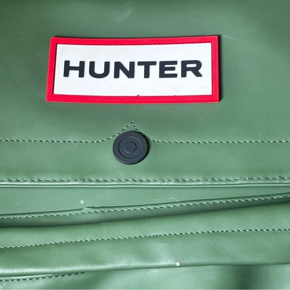 HUNTER | Olive Army Green Large Backpack Zipper Pockets - Picture 10 of 12